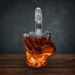 Mad Monkey Up Yours Decanter - 23 cm hög, 1 liters kapacitet