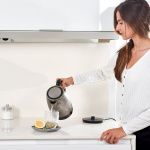 BLACK+DECKER Vattenkokare 2200W 1,7L Borstat Rostfritt Stål