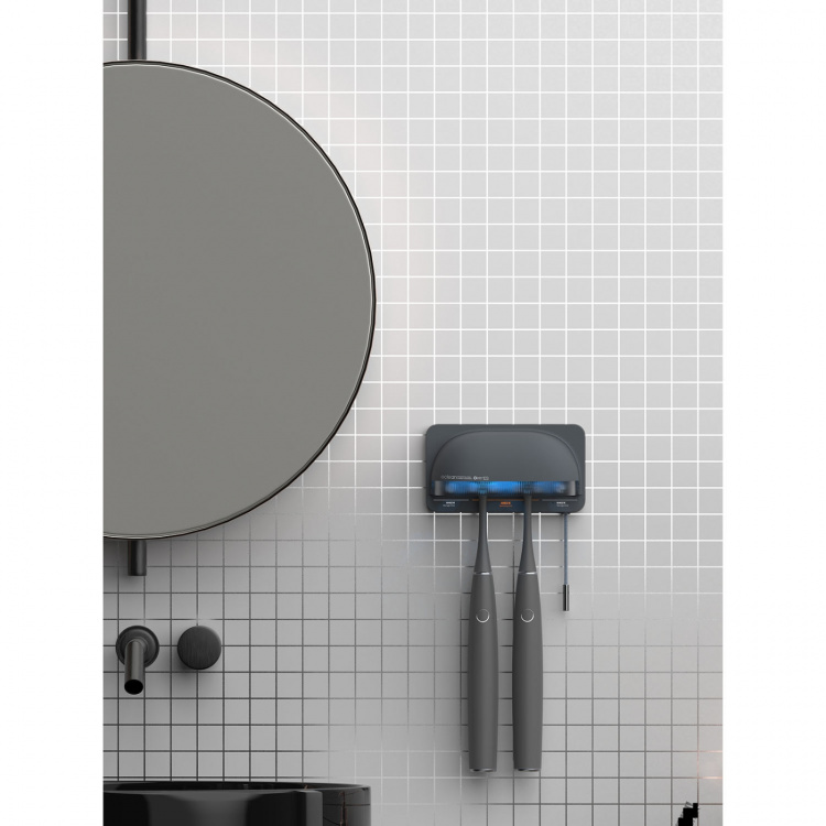 Oclean Sterilizer S1 UV-C Tandborstsanitizer Grå Oclean Sterilizer S1 UV-C Tandborstsanitizer Grå