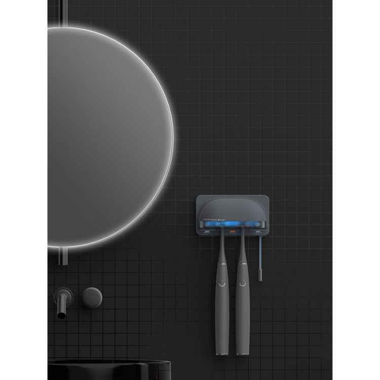 Oclean Sterilizer S1 UV-C Tandborstsanitizer Grå Oclean Sterilizer S1 UV-C Tandborstsanitizer Grå
