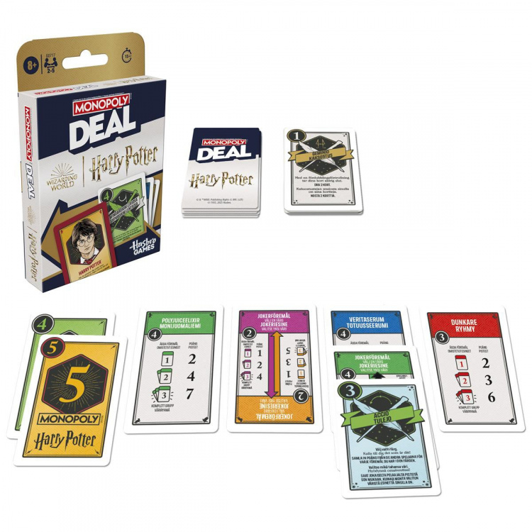 Hasbro gaming Kortspel Monopoly Deal Harry Potter (SE/FI)