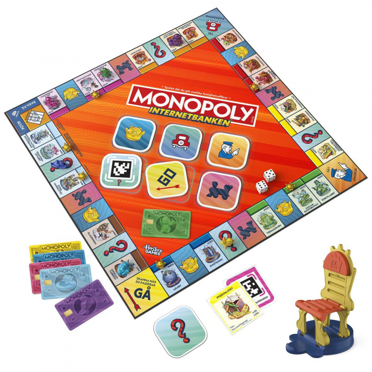 Hasbro gaming Brädspel Monopoly App Banking (SE) Hasbro gaming Brädspel Monopoly App Banking (SE)