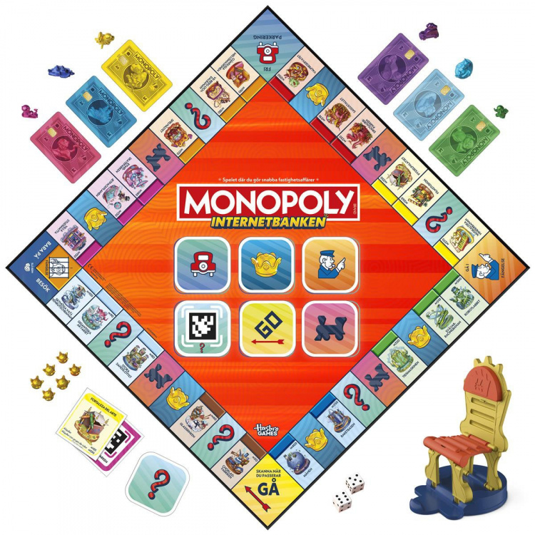 Hasbro gaming Brädspel Monopoly App Banking (SE) Hasbro gaming Brädspel Monopoly App Banking (SE)