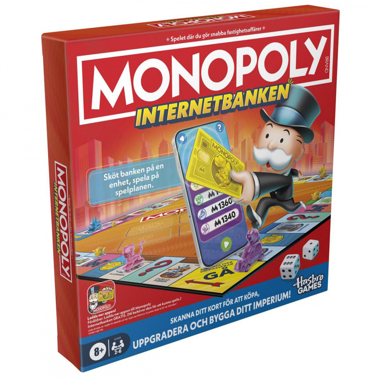 Hasbro gaming Brädspel Monopoly App Banking (SE) Hasbro gaming Brädspel Monopoly App Banking (SE)