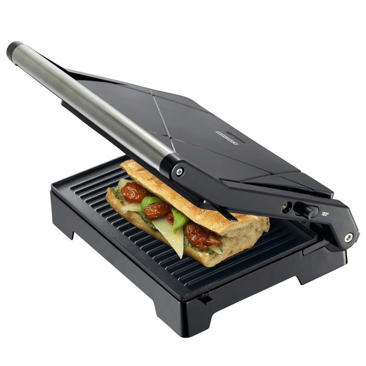 MELISSA Panini-grill och kontaktgrill med non-stickbeläggning och överhettningsskydd 1000W Svart
