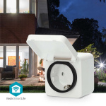 Nedis SmartLife Smart Plug | IP44 | Strömmätare | 3680 W | Jordad kontakt | -25 - 55 °C | Android™ / IOS | Grå / Vit | 1 st Nedis SmartLife Smart Plug | IP44 | Strömmätare | 3680 W | Jordad kontakt | -25 - 55 °C | Android™ / IOS | Grå / Vit | 1 st
