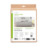 Nedis Spisfläkt fettfilter | 57 x 47 cm | Ersättningsindikator | Kapningsbar