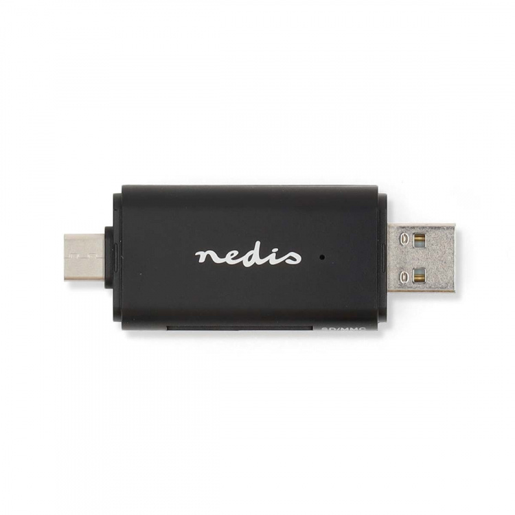 Nedis Kortläsare | microSD (TF) / microSDHC (TF) / microSDXC (TF) / SD / SDHC / SDXC | USB 2.0