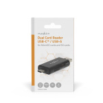 Nedis Kortläsare | microSD (TF) / microSDHC (TF) / microSDXC (TF) / SD / SDHC / SDXC | USB 3.2 Gen1