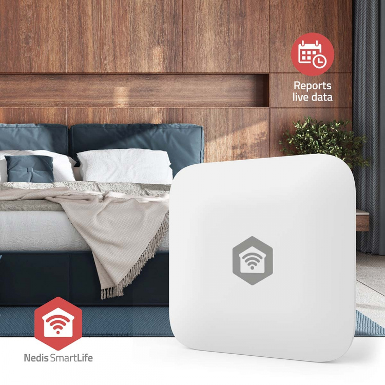 Nedis SmartLife Klimatsensor | Zigbee 3.0 | Batteridriven | Android™ / IOS | Vit