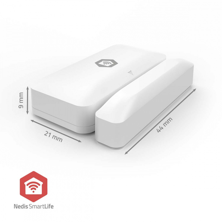Nedis SmartLife Dörrfönstersensor | Zigbee 3.0 | Batteridriven | Android™ / IOS | Vit