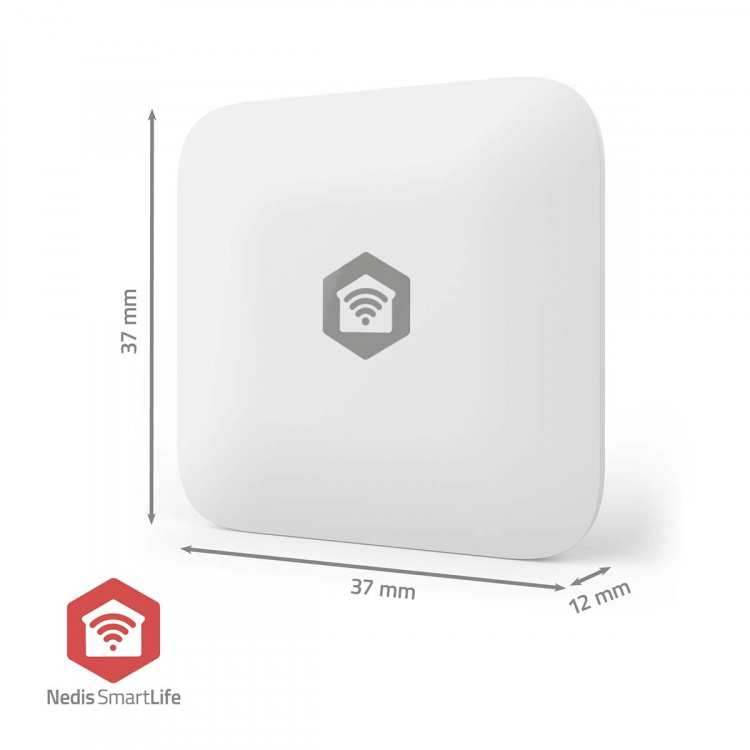 Nedis SmartLife Water Detector | Zigbee 3.0 | Batteridriven | Max. batteritid: 12 Månader | Vit