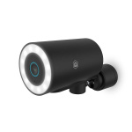 Nedis SmartLife Utomhus Kamera | Spotlight | 4K / 3840x2160 | IP65 | microSD (ingår inte) / Molnlagring (tillval) / Onvif | 5 V DC | Med rörelsesensor | Nattsikt | Svart