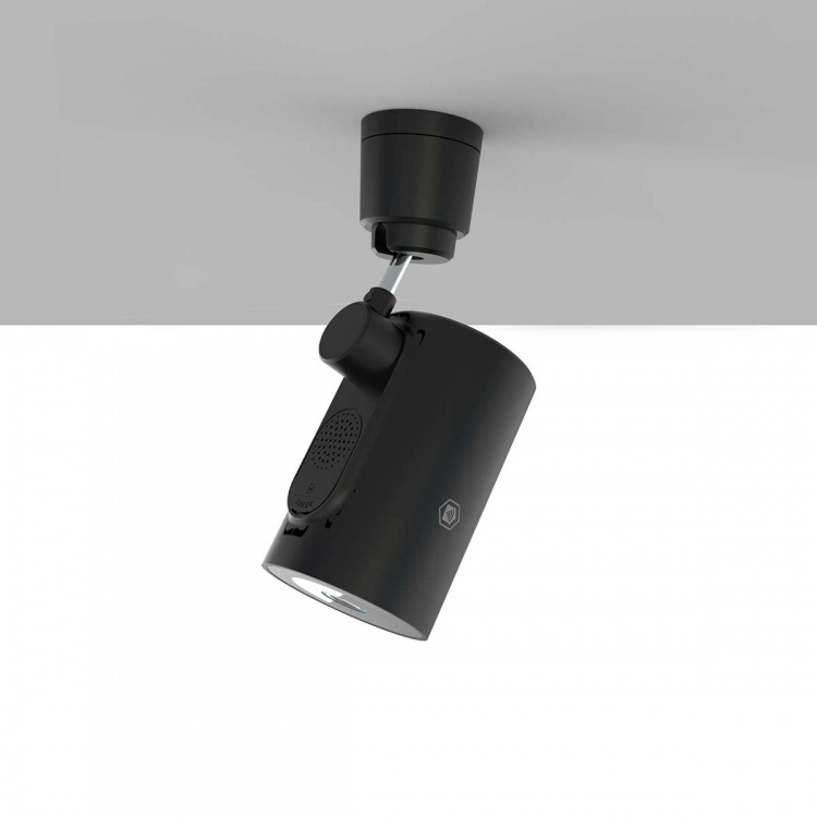 Nedis SmartLife Utomhus Kamera | Spotlight | 4K / 3840x2160 | IP65 | microSD (ingår inte) / Molnlagring (tillval) / Onvif | 5 V DC | Med rörelsesensor | Nattsikt | Svart