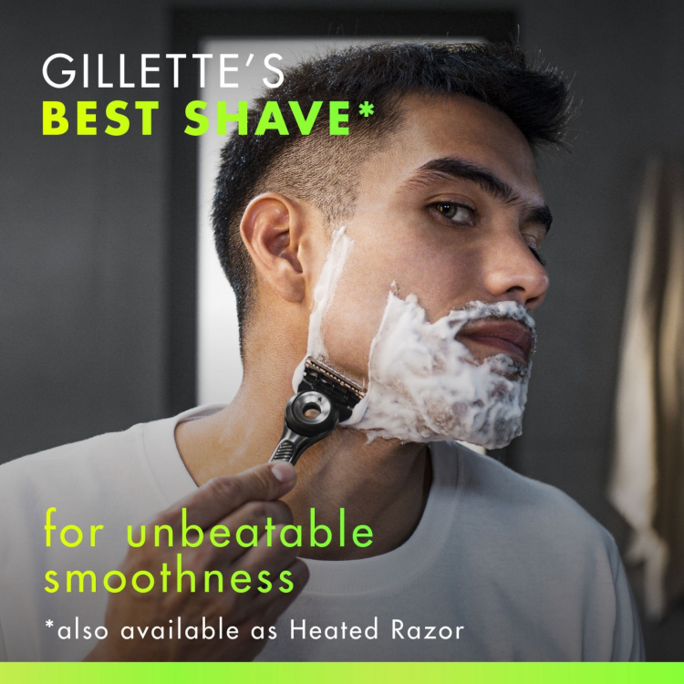 Gillette Rakhyvel Labs + 2st rakblad, magnetiskt ställ & resefodral
