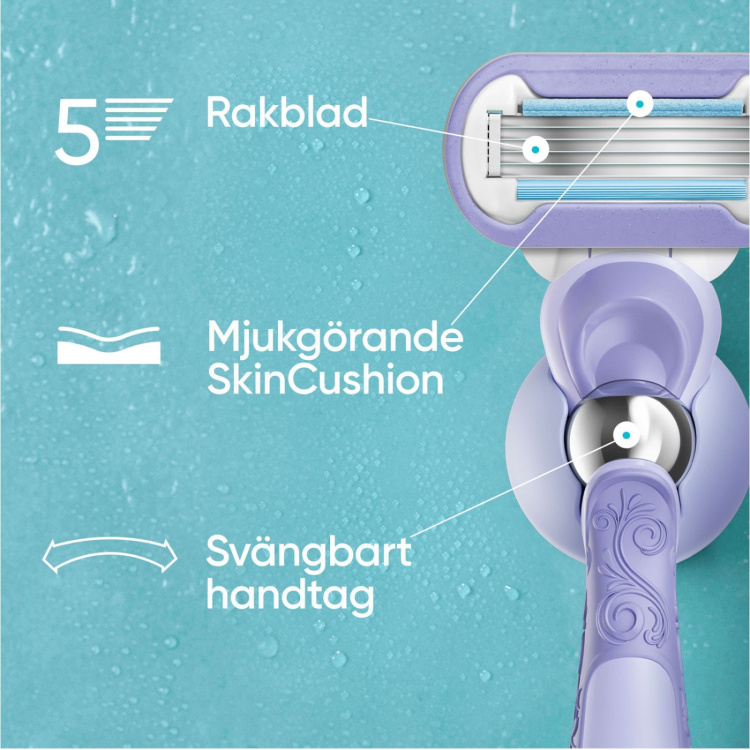 Gillette Rakhyvel Extra Smooth Swirl + 1st rakblad