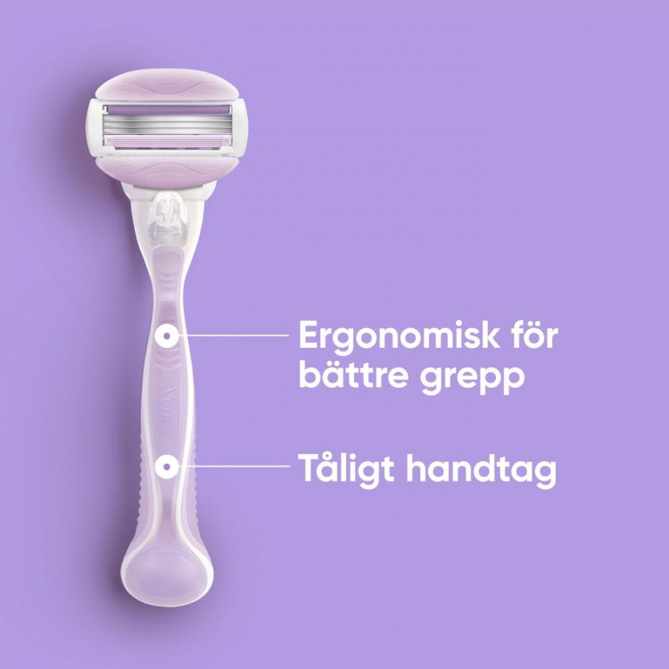 Gillette Rakhyvel Comfortglide Breeze + 4st rakblad