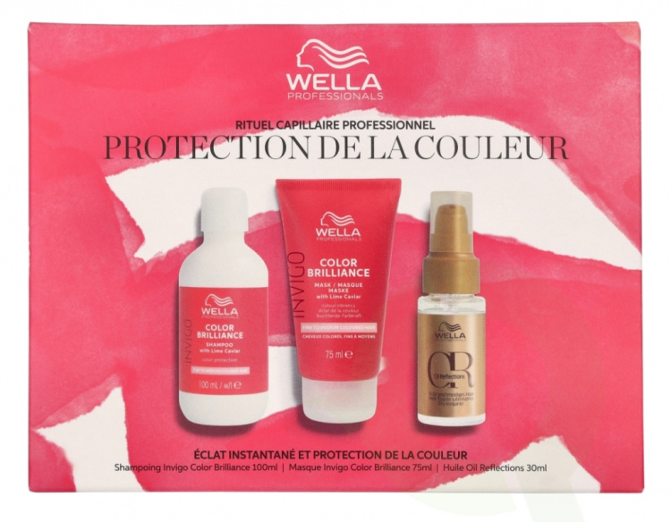 Wella Invigo - Color Brilliance Set 205 ml Shampoo 100ml/Mask 75ml/Oil 30ml