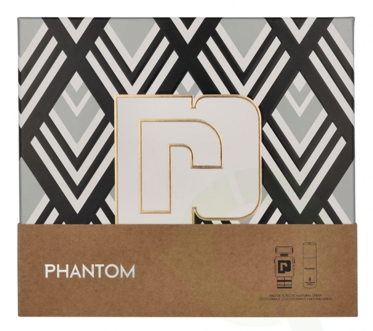 Paco Rabanne Phantom Giftset 250 ml Edt Spray 100 ml / Deodorant Spray 150 ml