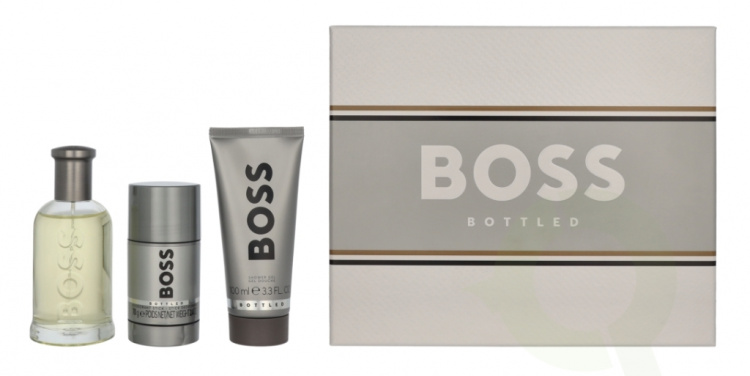 Hugo Boss Bottled Gitset 350 ml Edt Spray 100ml/Body Lotion 100ml/Deodorant Spray 150ml