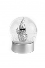 Winkee Snow Globe - Snöglobe Gnome - Silver
