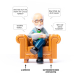 Winkee Skrivbordsterapeut - 10 cm x 7 cm x 5 cm