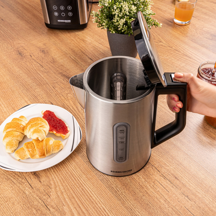 Rommelsbacher Vattenkokare Rostfri WK 3000 Sunny 3000W Temp Inställningar