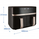 Russell Hobbs Airfryer Satisfry Dual Basket - 27680-56/RH