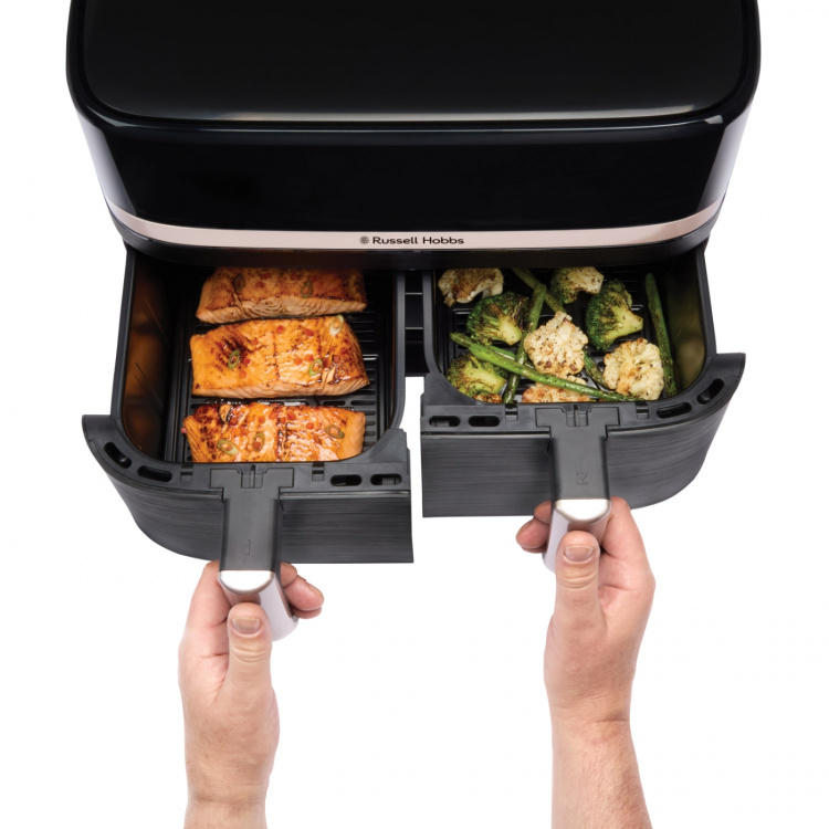 Russell Hobbs Airfryer Satisfry Dual Basket - 27680-56/RH