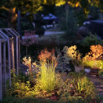 LightsOn Luna Startpaket 2 x Trädgårdsspot Grå