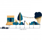 LightsOn Sofy Golvlampa Dimbar 8W 870lm Grå