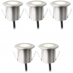 LightsOn Dexter Decklight 5-pack Silver