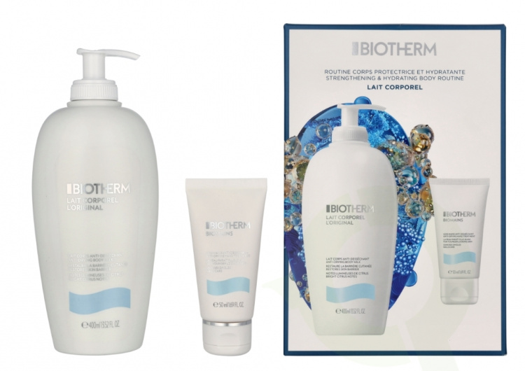 Biotherm Lait Corporel Duo Set 450 ml Body Lotion 400ml/Shower Gel 50ml