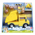 Bluey Bluey\'s Dump Truck med exklusiva Hard-Hat Bluey och Muddy Bingo Figurer - (90317)