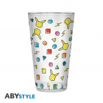 Abysse POKEMON Stort glas - Pikachu-mönster - 400 ml x2