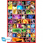 Abysse Pokémon Moves Poster - 91,5x61 cm