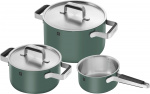 Zwilling Pure gryt- och stekpannset, 3 delar - Grøn Zwilling Pure gryt- och stekpannset, 3 delar - Grøn