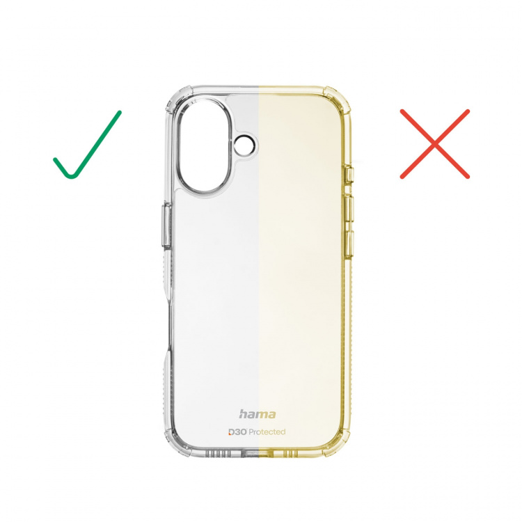Hama Mobilskal Extreme Protect iPhone 16e Transparent