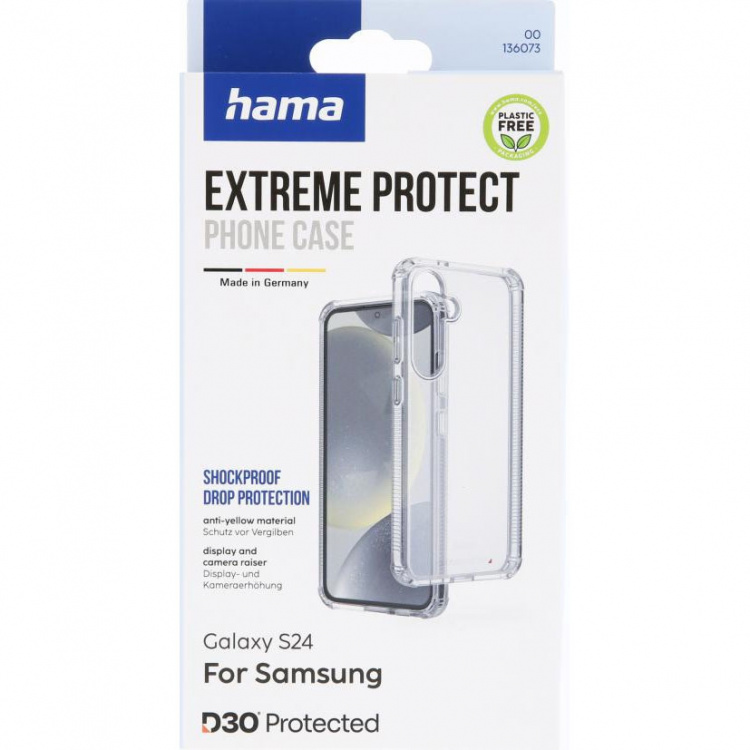 Hama Mobilskal Extreme Protect Samsung Galaxy S24 Transparent