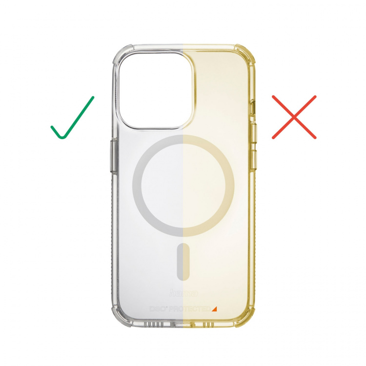 Hama Mobilskal Extreme Protect iPhone 16 Plus MagCase Transparent Hama Mobilskal Extreme Protect iPhone 16 Plus MagCase Transparent