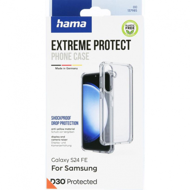 Hama Mobilskal Extreme Protect Samsung Galaxy S24 Fe Transparent