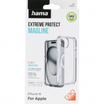 Hama Mobilskal Extreme Protect iPhone 15 MagFodral Transparent