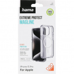 Hama Mobilskal Extreme Protect iPhone 15 Pro MagCase Transparent