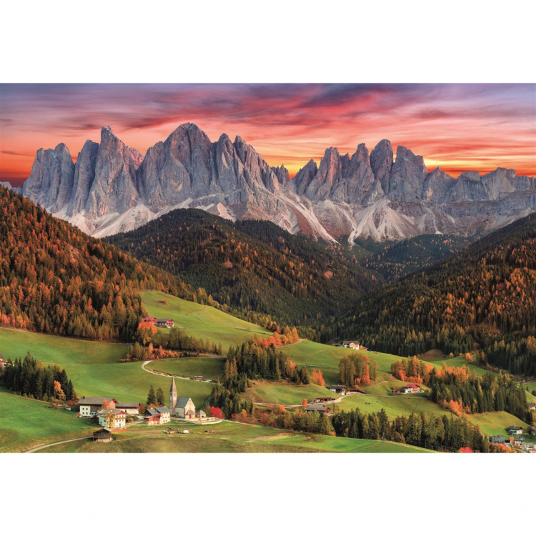 Clementoni Pussel 2000 Pcs High Quality Collection Val Di Funes