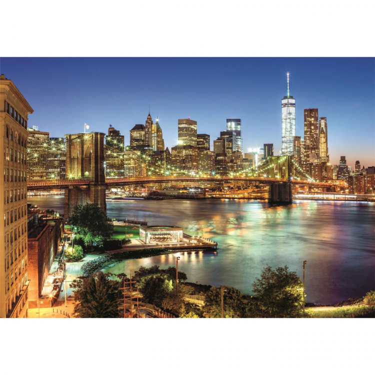 Clementoni Pussel 6000 Pcs High Quality Collection Brooklyn Bridge Lights