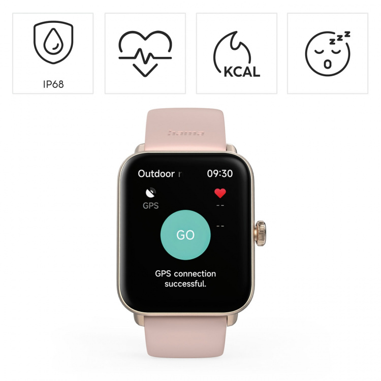 Hama Smart Watch 6010 Roséguld