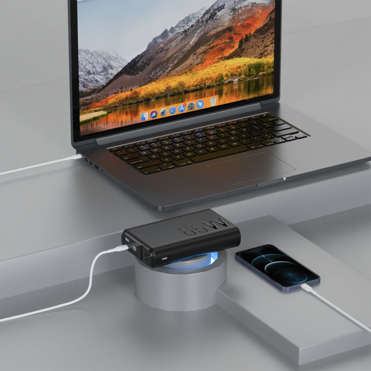 Celly PowerBank 20.000 mAh 65W PD Svart