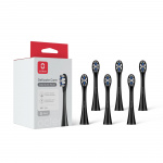 Oclean Borsthuvud Kids 6-Pack Svart