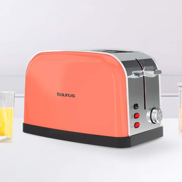 Taurus Brödrost Två Slot Vintage 2 Korall