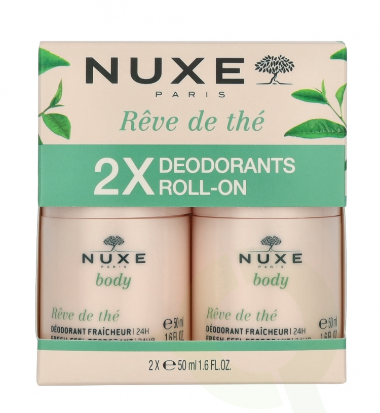 Nuxe Reve De The Duo Set 100 ml Fresh Feel Deodorant 24H Roll-On 2 x 50 ml